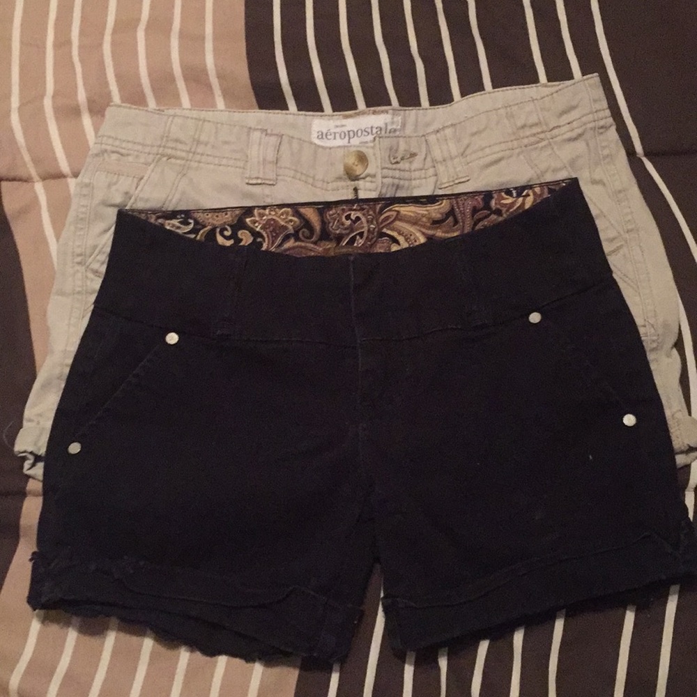 2 pair size 1 shorts Aeropostale/ copper key (bag6